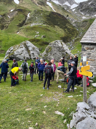 Une pause bien méritée au refuge d’Aberouat